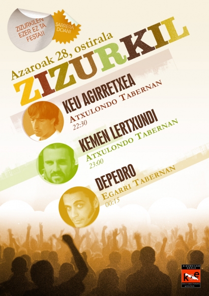 Zizurkilen ezer ez ta Festa!! kantautoreen gaua